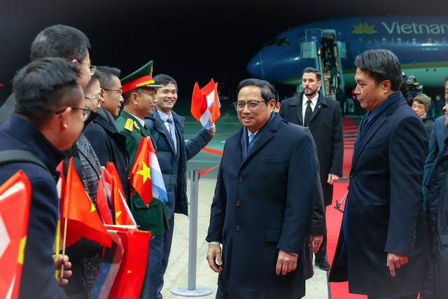 >Thủ tướng Phạm Minh Chính bắt đầu thăm chính thức Luxembourg