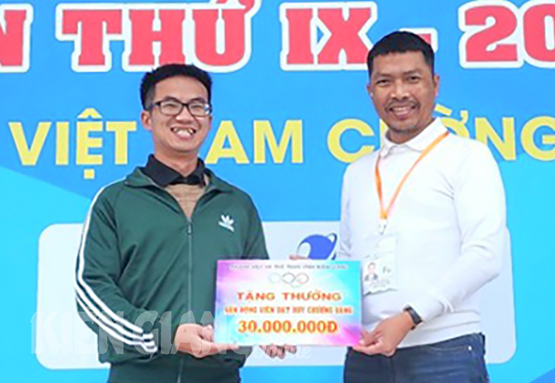 >Kiên Giang giành 4 huy chương tại Đại hội thể thao toàn quốc lần thứ IX 