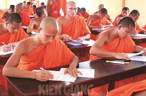 >Trường Pali - Kinh luận giới tỉnh Kiên Giang giữ gìn tiếng nói, chữ viết của đồng bào Khmer