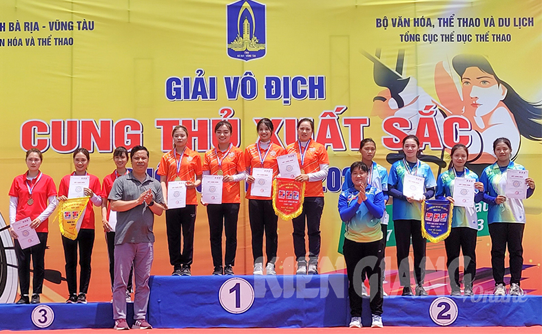 Kiên Giang giành huy chương bạc giải vô địch cung thủ xuất sắc quốc gia 2023