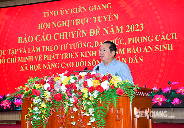 Kiên Giang triển khai chuyên đề học Bác năm 2023