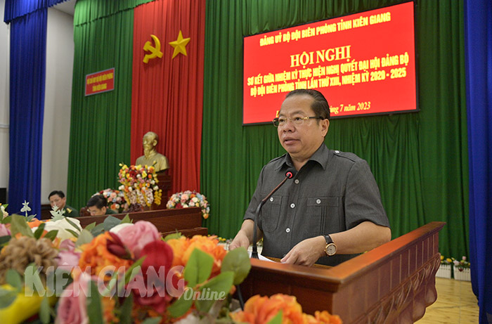 Phó Bí thư Thường trực Tỉnh ủy Kiên Giang Mai Văn Huỳnh: Chủ động mở các đợt cao điểm đấu tranh phòng, chống các loại tội phạm