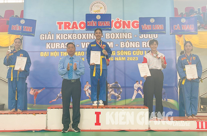 Vovinam Kiên Giang đoạt 9 huy chương 