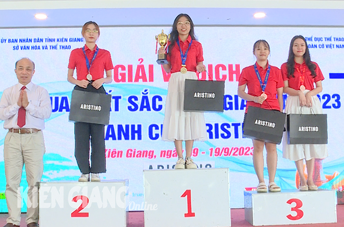 Kiên Giang xếp thứ tư giải vô địch cờ vua xuất sắc quốc gia 2023