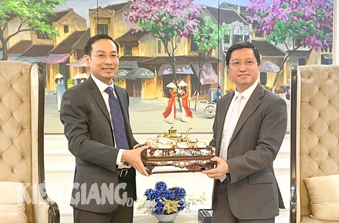 Tỉnh Kiên Giang làm việc với Đại sứ quán Việt Nam tại Ấn Độ