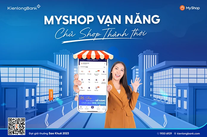 KienlongBank - MyShop, trợ lý đắc lực cho các chủ cửa hàng