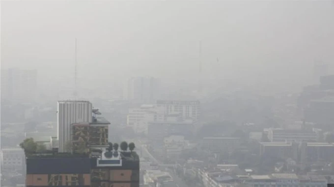  Ô nhiễm bụi mịn ở mức báo động ở Bangkok