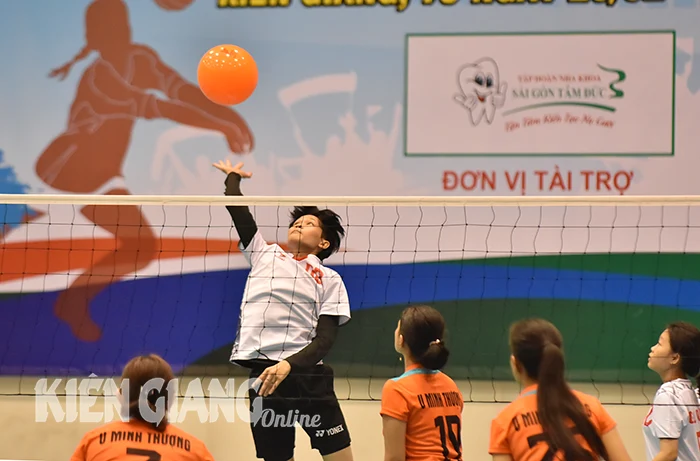 Khai mạc giải bóng chuyền hơi nữ tỉnh Kiên Giang năm 2024 