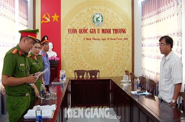 Bắt giam nguyên Giám đốc Vườn quốc gia U Minh Thượng