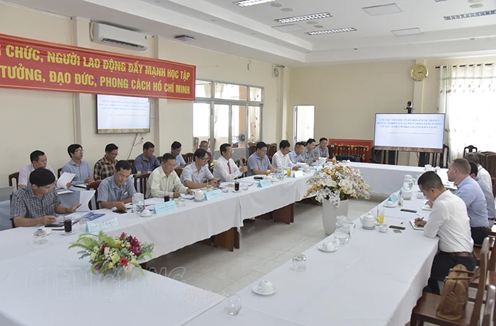 Trao đổi về hợp tác nghiên cứu, phát triển năng lượng tái tạo và điện khí Hydro tại tỉnh Kiên Giang