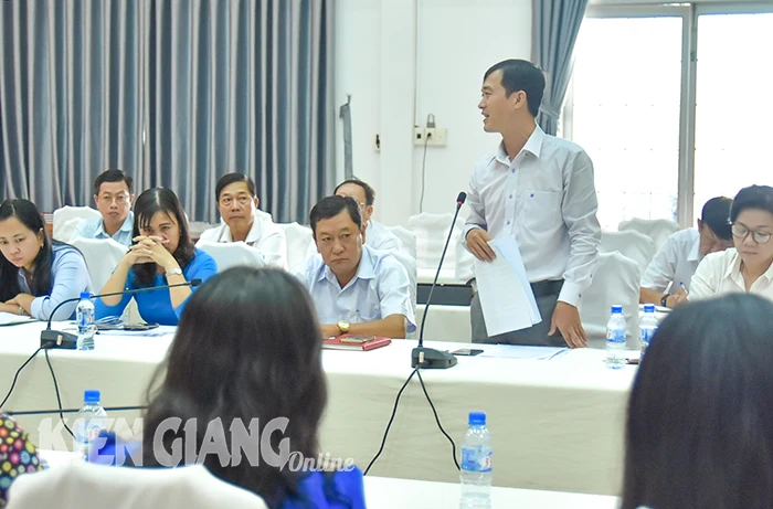 Huyện ủy Vĩnh Thuận sơ kết quý I-2024