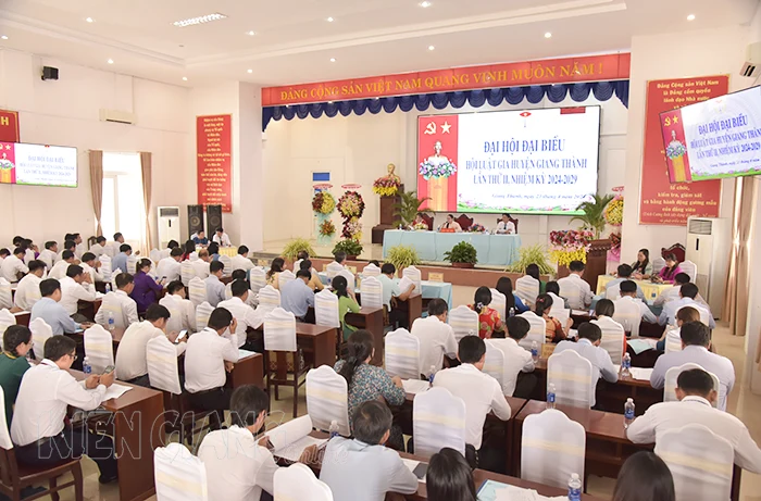 Đại hội lần thứ II Hội Luật gia huyện Giang Thành