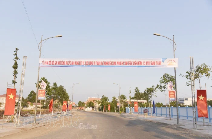 Ngày 27-4, khánh thành công trình tri ân tại huyện biên giới Giang Thành