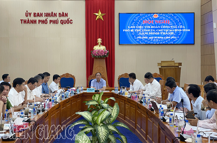 Chủ tịch UBND tỉnh Kiên Giang gặp gỡ, tháo gỡ vướng mắc cho nhà đầu tư tại Phú Quốc