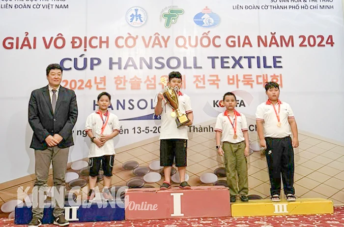 Kiên Giang đoạt 11 huy chương tại giải vô địch cờ vây quốc gia