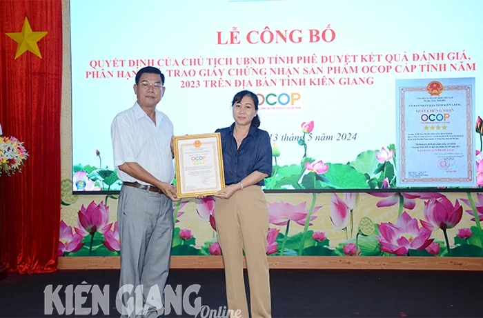 Kiên Giang ưu tiên phát triển sản phẩm OCOP từ dịch vụ du lịch nông thôn