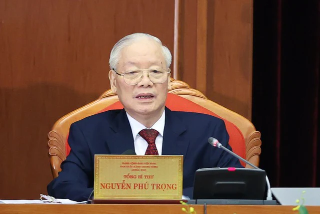 Tổng Bí thư Nguyễn Phú Trọng phát biểu khai mạc Hội nghị Trung ương 9