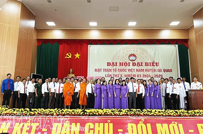 Đại hội đại biểu MTTQ Việt Nam huyện Gò Quao nhiệm kỳ 2024-2029