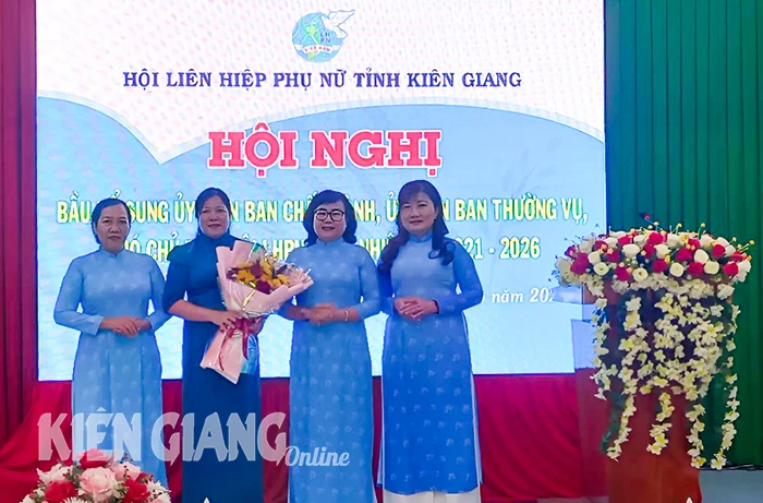 Đồng chí Lê Thị Ngọc Dung giữ chức Phó Chủ tịch Hội Liên hiệp Phụ nữ tỉnh Kiên Giang
