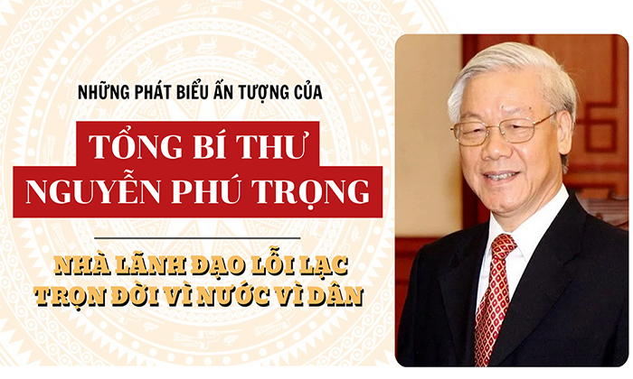 Những phát biểu ấn tượng của Tổng Bí thư Nguyễn Phú Trọng