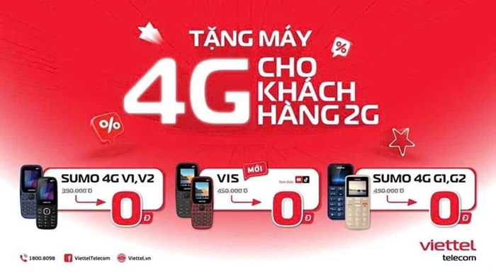 Viettel hỗ trợ chuyển đổi máy 4G miễn phí cho toàn bộ khách hàng 