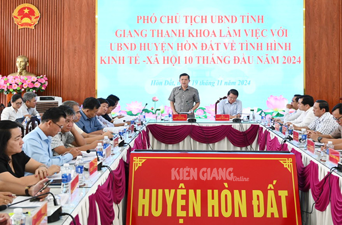 Hòn Đất thực hiện 9/20 chỉ tiêu đạt và vượt kế hoạch